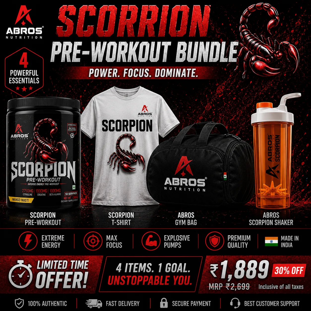 Scorpion Pre Workout