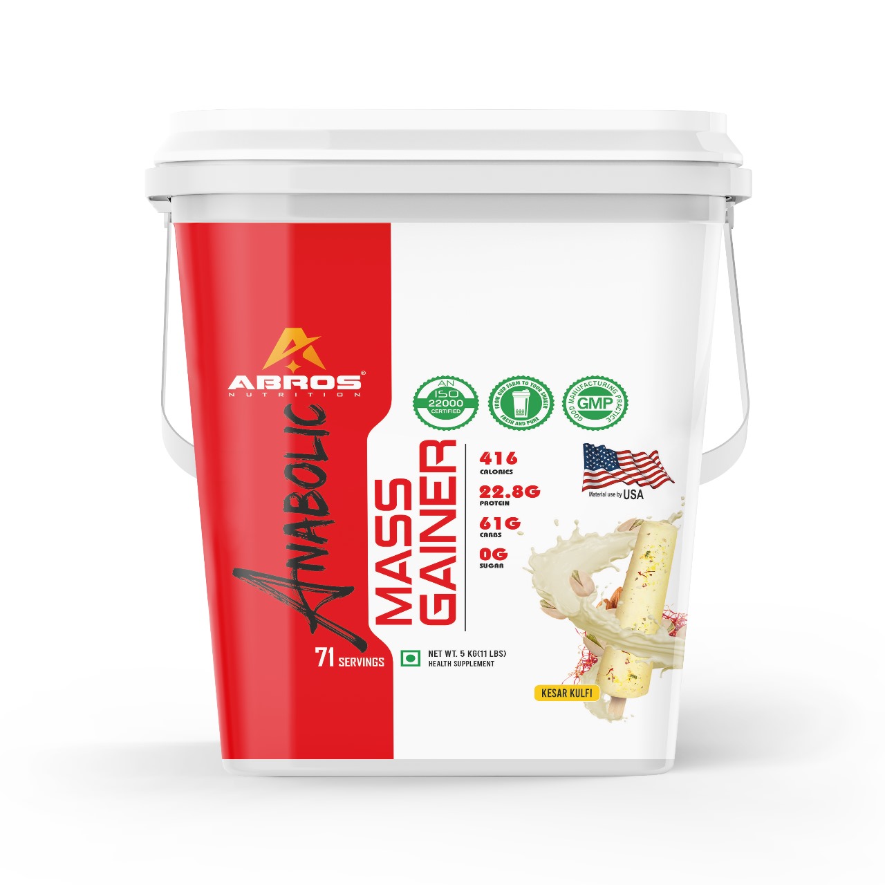 Anabolic Mass Gainer (5KG Bucket)