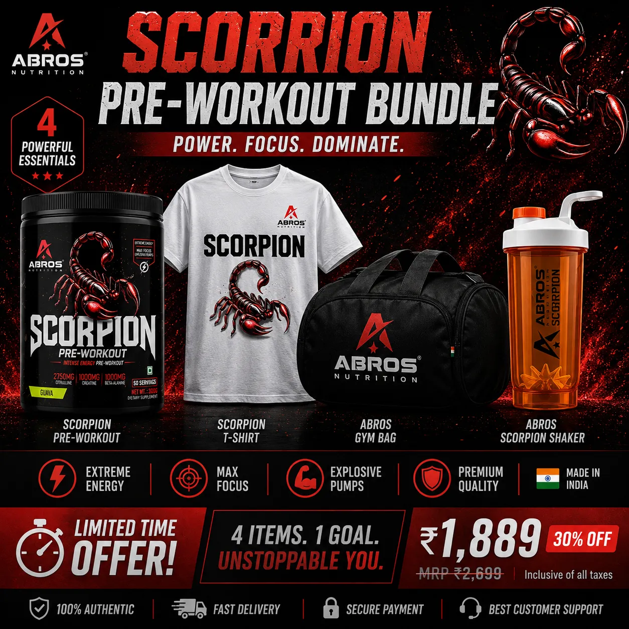 Scorpion Pre Workout