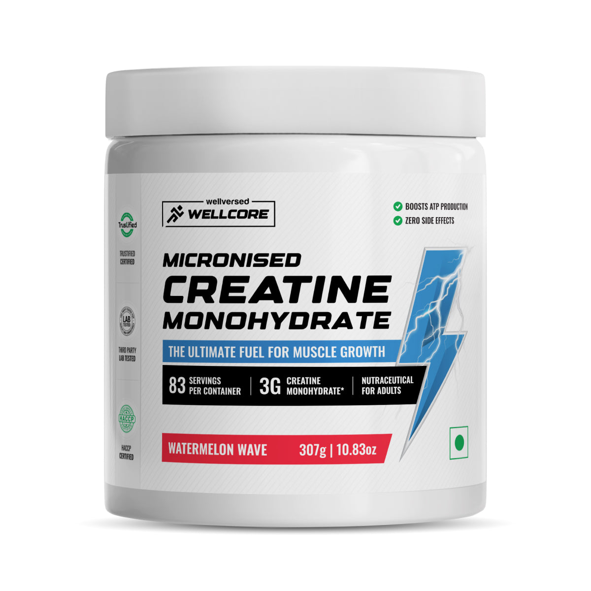 Wellcore Micronised Creatine Monohydrate | Watermelon Wave (307g)