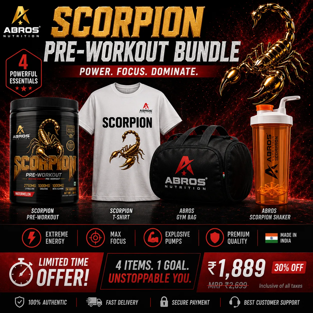 Scorpion Pre Workout